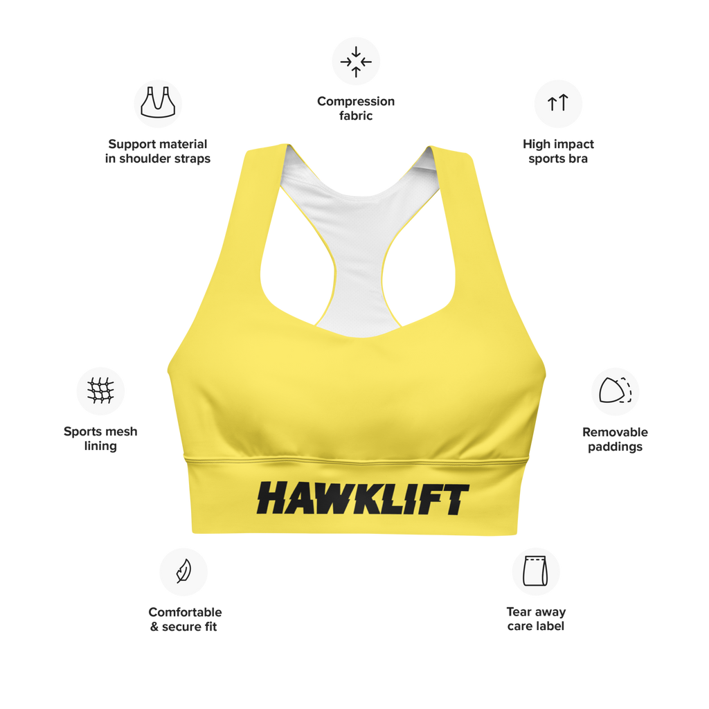 Brassière Sport Gear Jaune flash
