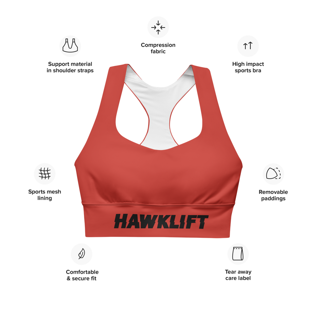 Brassière Sport Gear Rouge dark