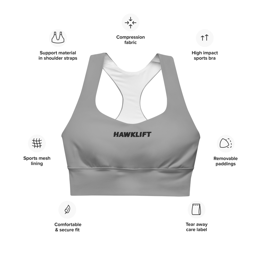 Brassière Sport Gear Gris foncé
