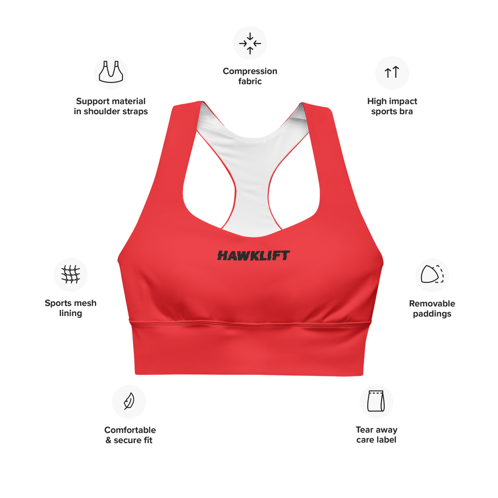 Brassière Sport Gear Rouge Flash