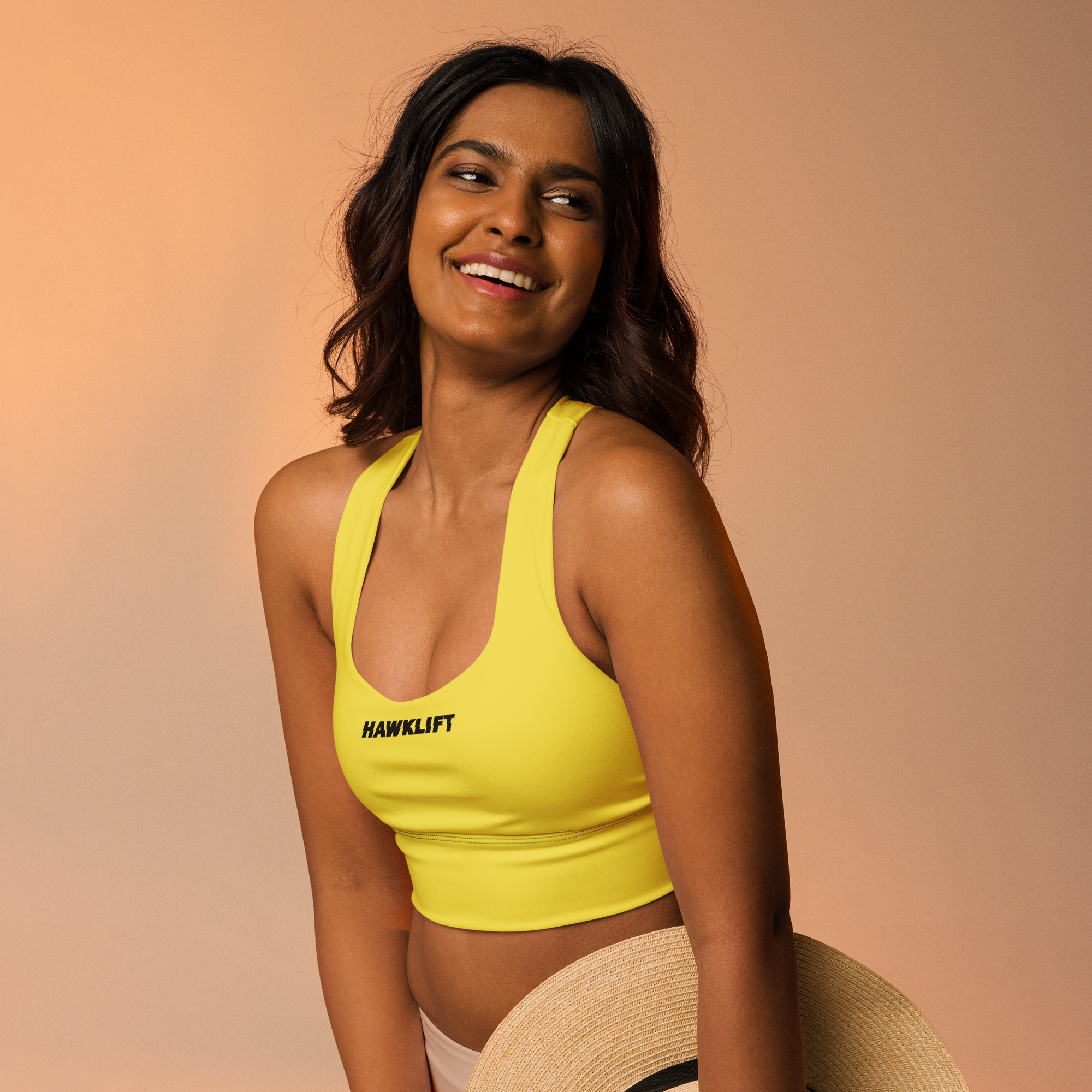 Brassière Sport Gear Jaune